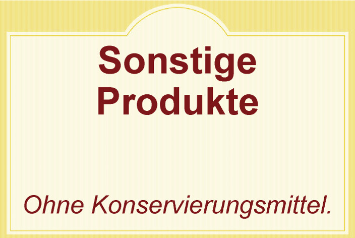 Sonstige Produkte