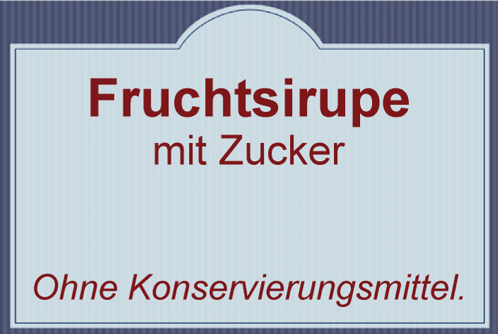 Konzentrat aus Fruchtsäfte mit Zucker